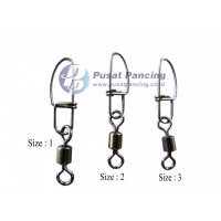 Rod Ford Rolling Swivel W / Clamp Snap