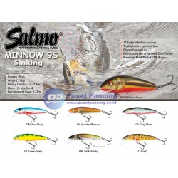 Umpan Sinking Salmo Minnow 9S